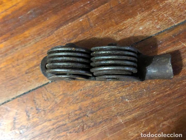 Antig&uuml;edades: TIPO riel de hierro ANTIGUO GARRUCHA, 10 cm - Foto 2