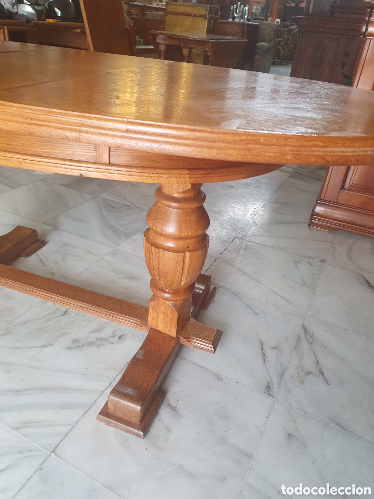 Antig&uuml;edades: Mesa roble. - Foto 4