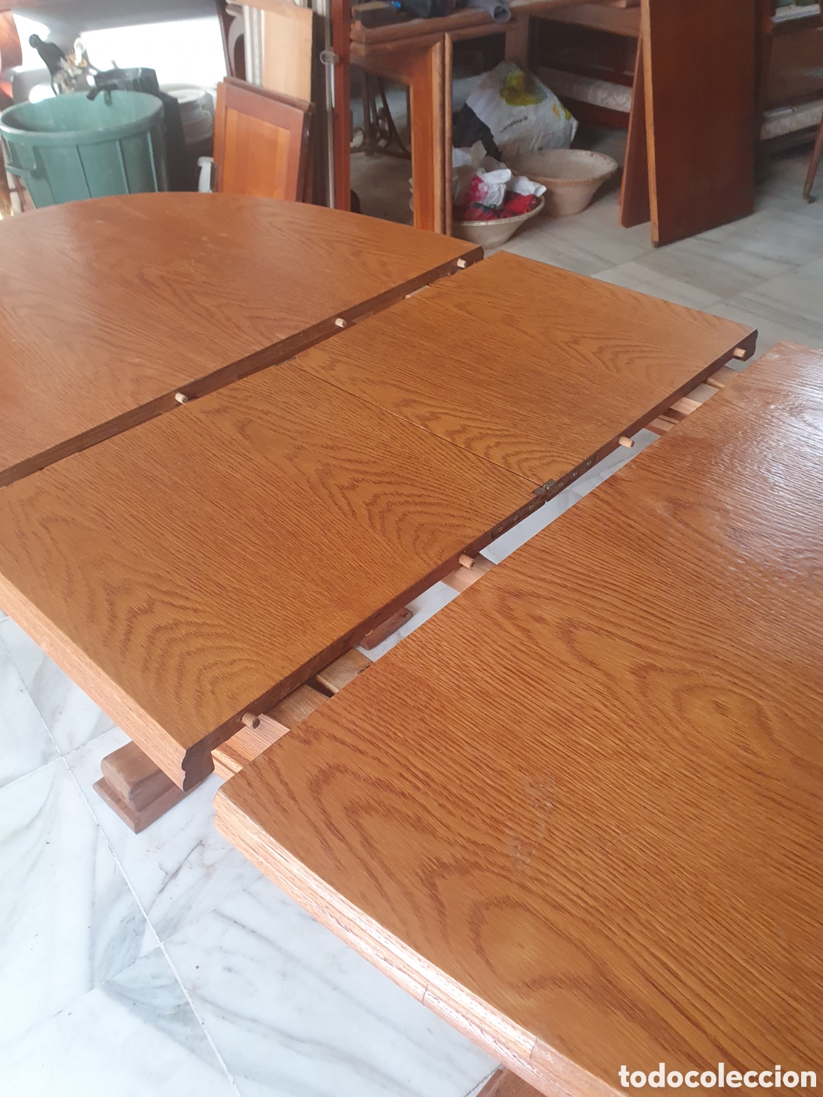 Antig&uuml;edades: Mesa roble. - Foto 6