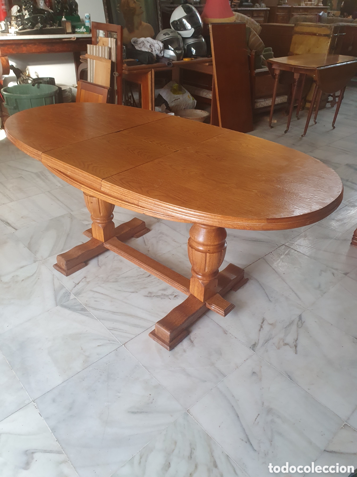 Antig&uuml;edades: Mesa roble. - Foto 1