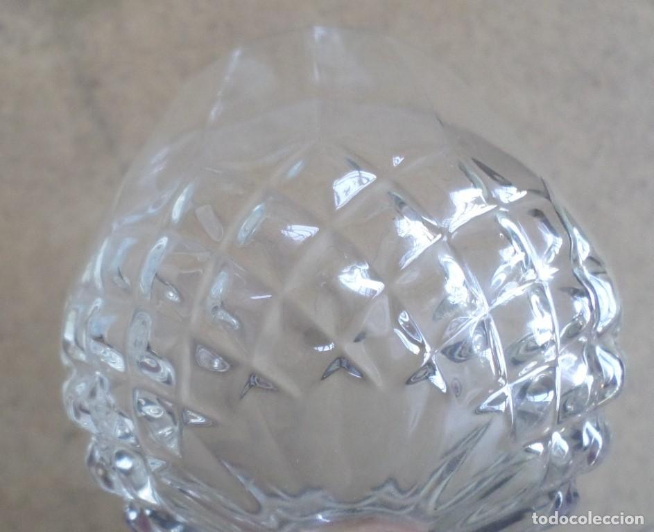Antig&uuml;edades: 6 COPAS DE CRISTAL LABRADAS - Foto 4