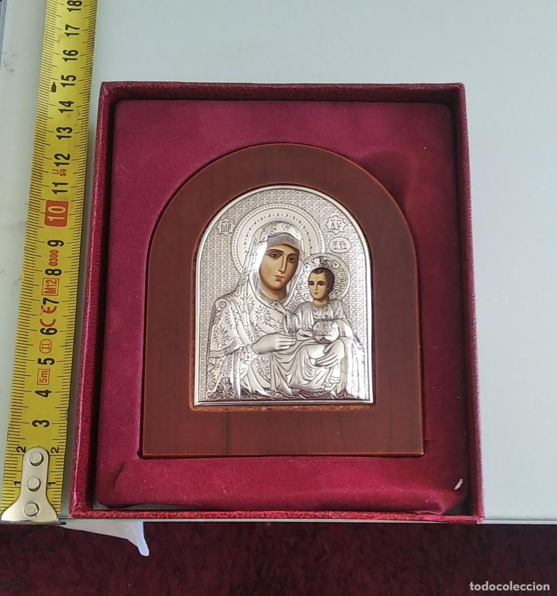 Antig&uuml;edades: Icono de plata certificado ,perfecto - Foto 1