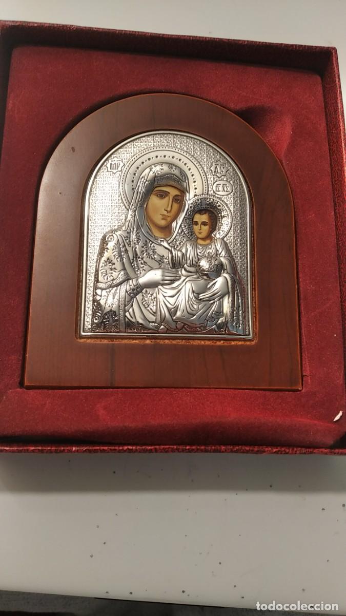 Antig&uuml;edades: Icono de plata certificado ,perfecto - Foto 2