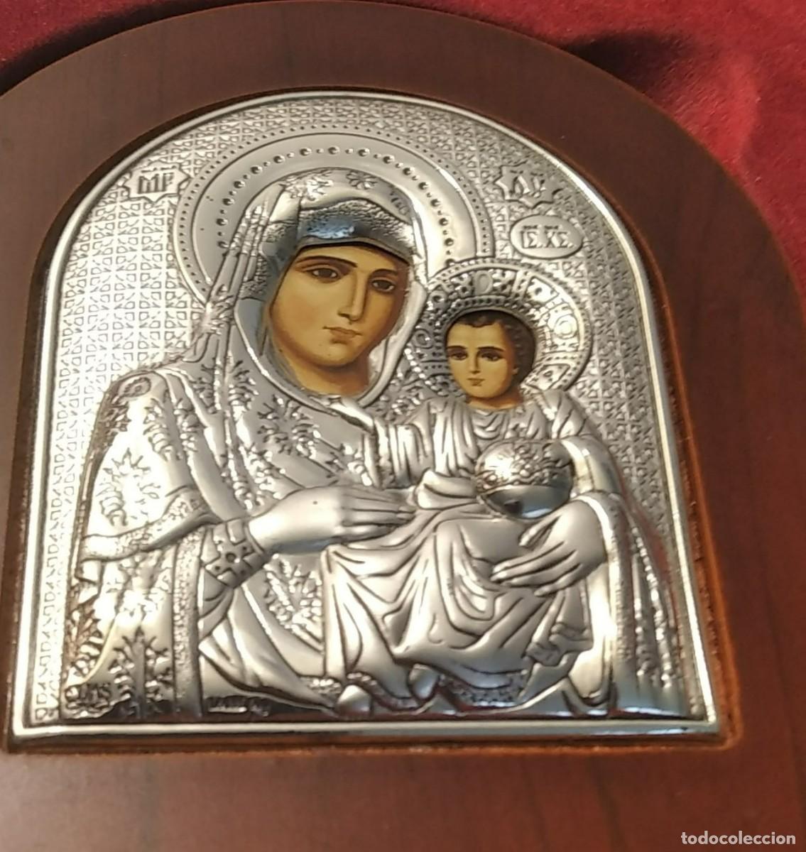 Antig&uuml;edades: Icono de plata certificado ,perfecto - Foto 3