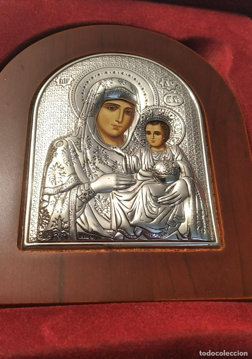 Antig&uuml;edades: Icono de plata certificado ,perfecto - Foto 4