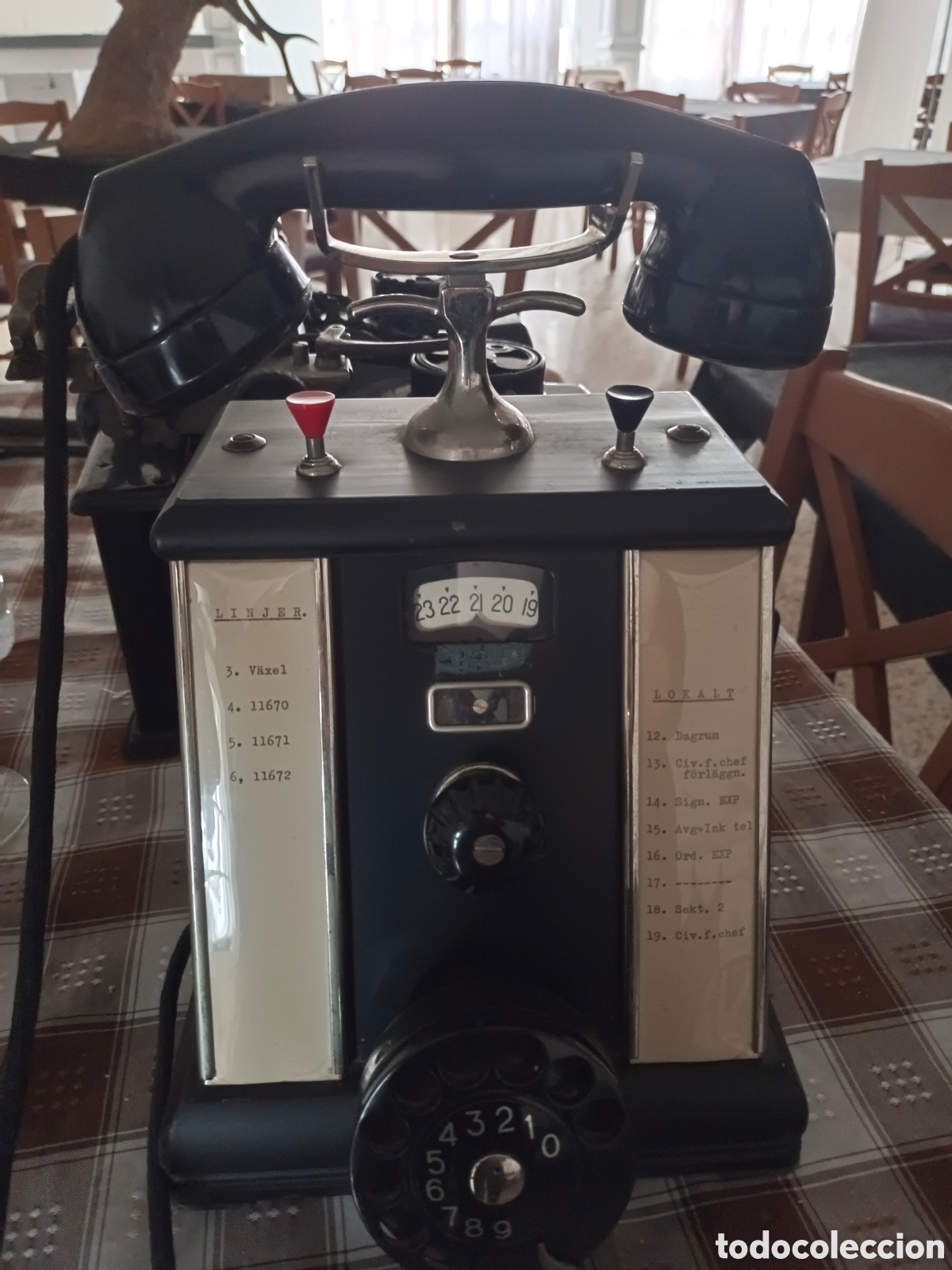 Antig&uuml;edades: tel&eacute;fono antiguo - Foto 2