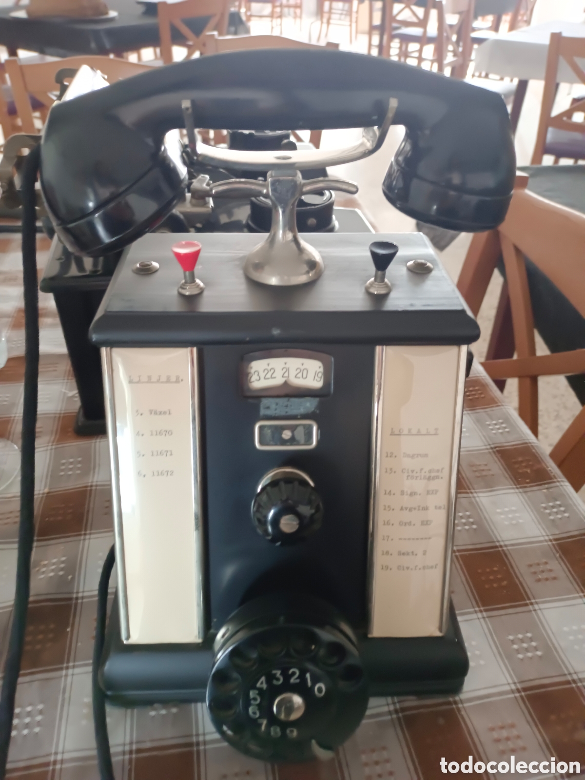 Antig&uuml;edades: tel&eacute;fono antiguo - Foto 1