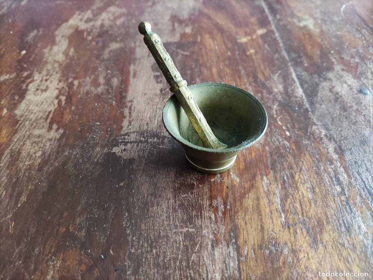 Antig&uuml;edades: PEQUE&Ntilde;O ALMIREZ O MORTERO DE BONCE - Foto 1