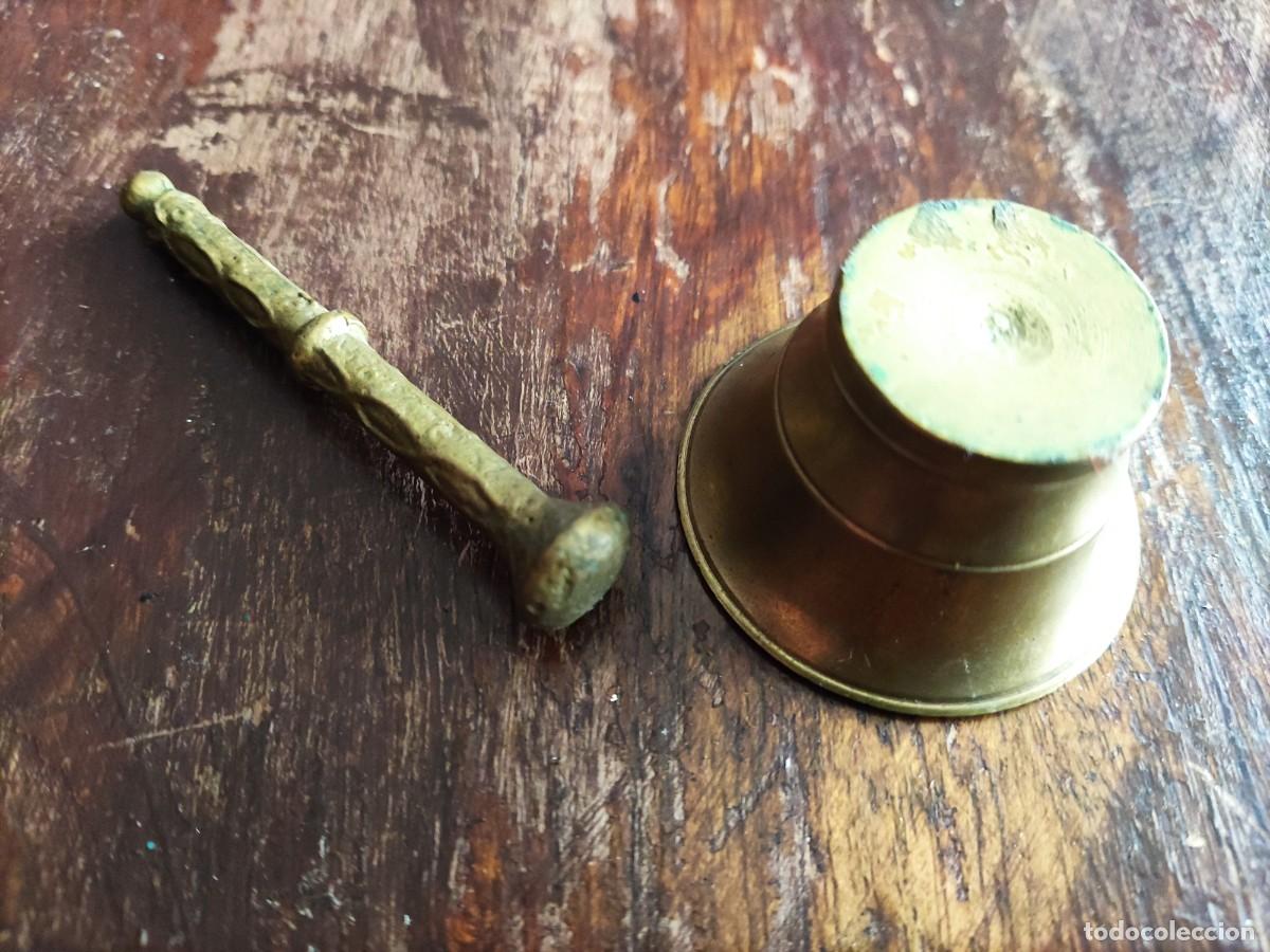 Antig&uuml;edades: PEQUE&Ntilde;O ALMIREZ O MORTERO DE BONCE - Foto 2