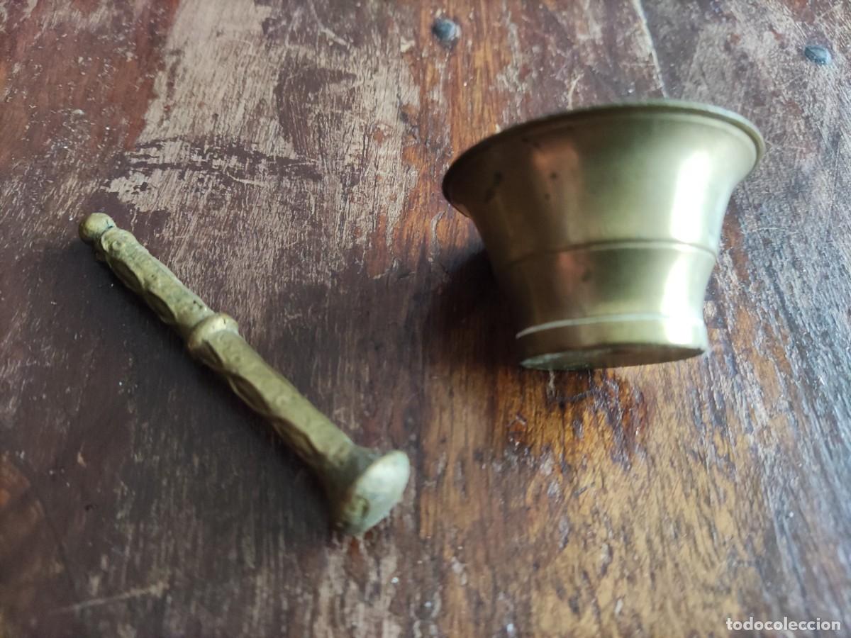 Antig&uuml;edades: PEQUE&Ntilde;O ALMIREZ O MORTERO DE BONCE - Foto 3