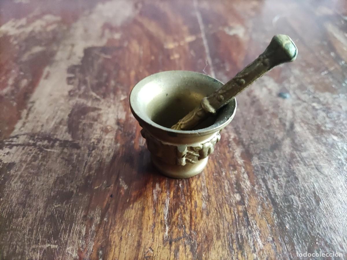Antig&uuml;edades: PEQUE&Ntilde;O ALMIREZ O MORTERO DE BONCE - Foto 1