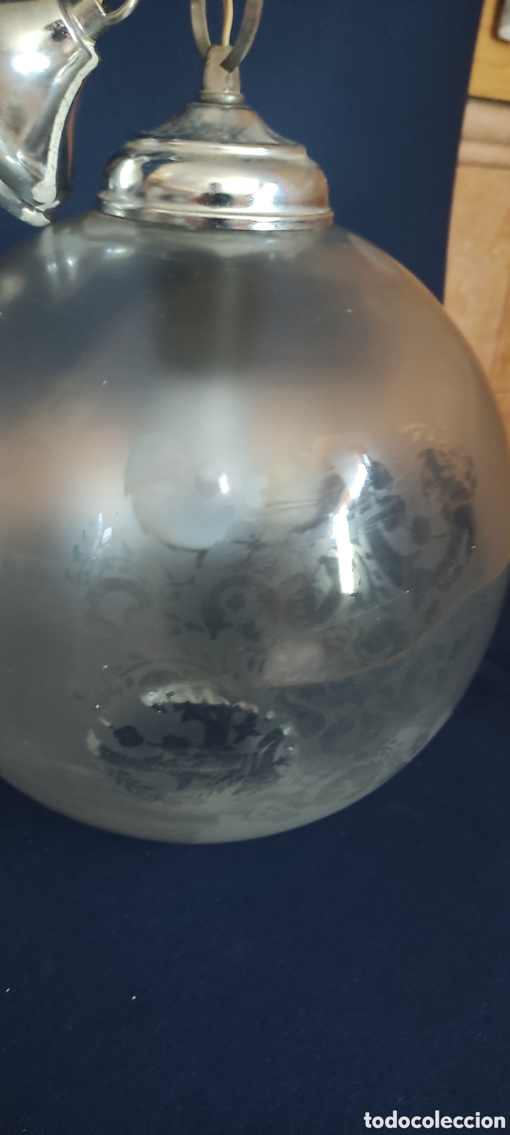 Antig&uuml;edades: LAMPARAS DE TECHO ( BOLAS/ GLOBOS) - Foto 2
