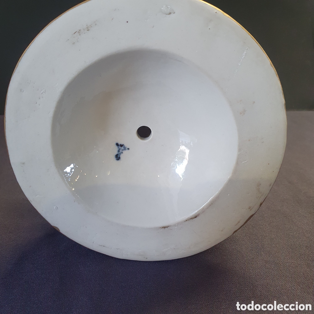 Antig&uuml;edades: FIGURA DE BISCUIT DORADA - Foto 6