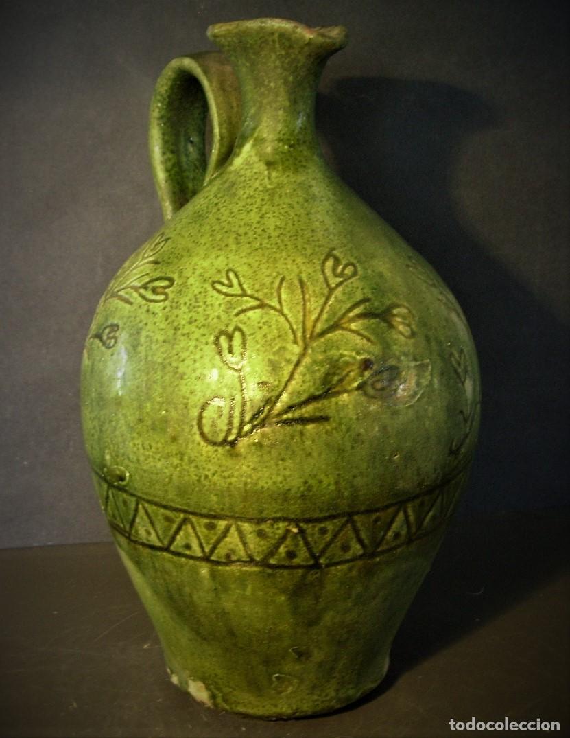 Antig&uuml;edades: ESPECTACULAR ACEITERA DE CER&Aacute;MICA XIX - Foto 4