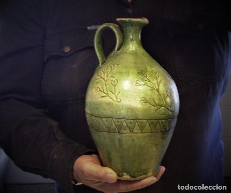 Antig&uuml;edades: ESPECTACULAR ACEITERA DE CER&Aacute;MICA XIX - Foto 18