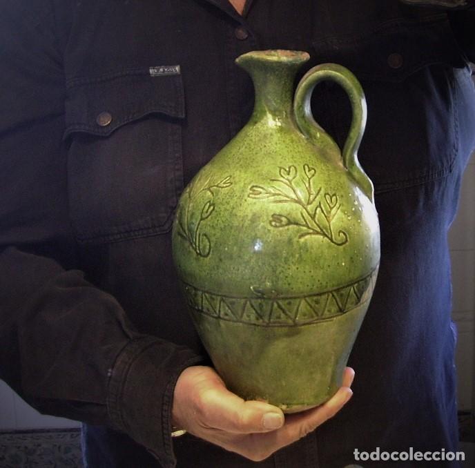Antig&uuml;edades: ESPECTACULAR ACEITERA DE CER&Aacute;MICA XIX - Foto 19