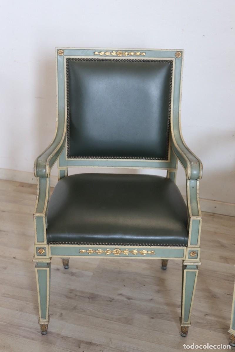 Antig&uuml;edades: sillones de madera lacada - Foto 2
