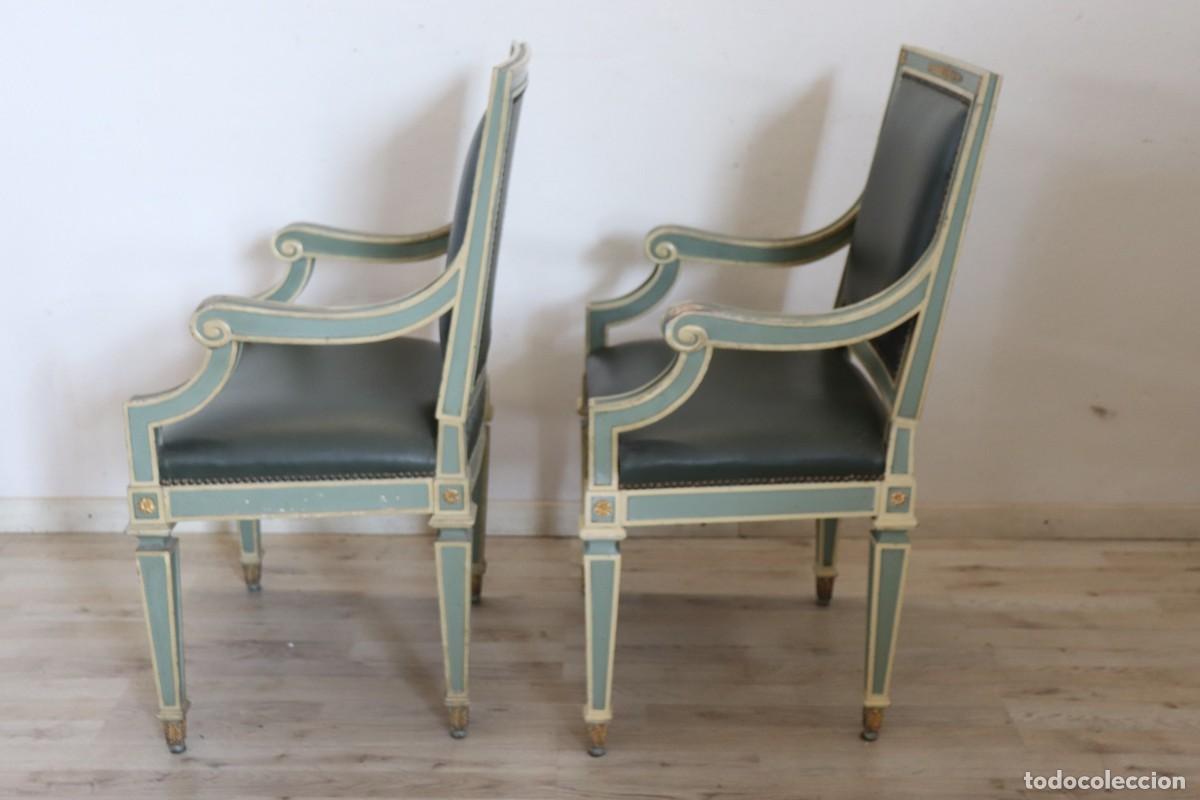 Antig&uuml;edades: sillones de madera lacada - Foto 9