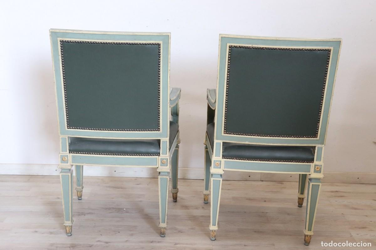 Antig&uuml;edades: sillones de madera lacada - Foto 10