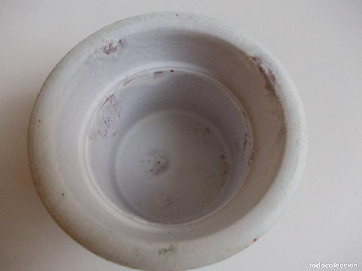 Antig&uuml;edades: Macetero peque&ntilde;a barro blanca - Foto 7