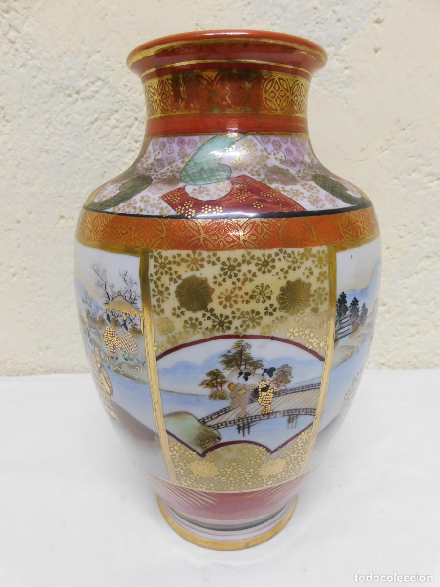 Antig&uuml;edades: JARRON PORCELANA ORIENTAL - Foto 4
