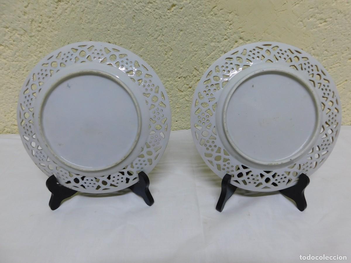 Antig&uuml;edades: PAREJA DE PLATOS CHINOS - Foto 8
