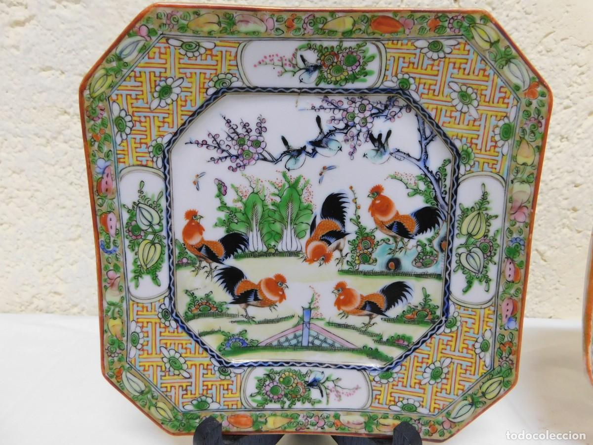 Antig&uuml;edades: PAREJA DE PLATOS ORIENTALES - Foto 2