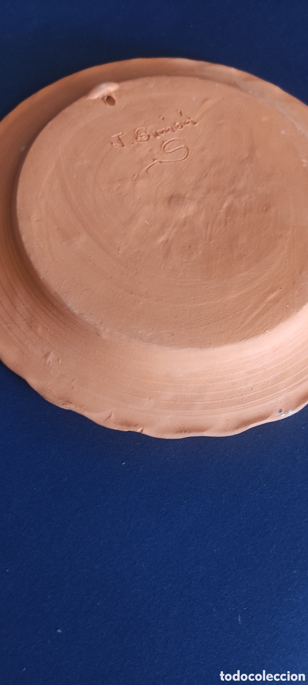 Antig&uuml;edades: PLATO DE BARRO J. SIMON - Foto 7
