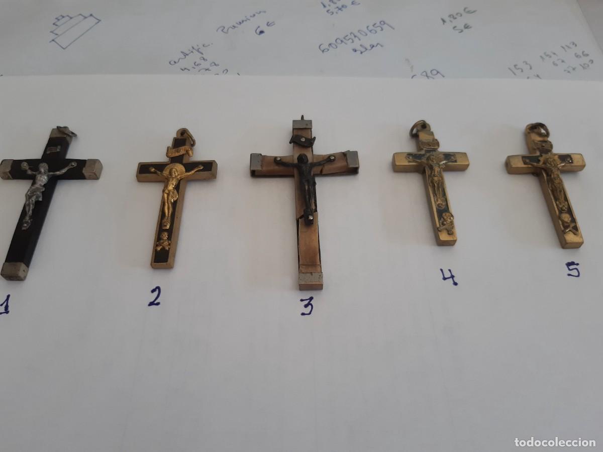 Antig&uuml;edades: LOTE DE CINCO CRUCES ANTIGUAS - Foto 1