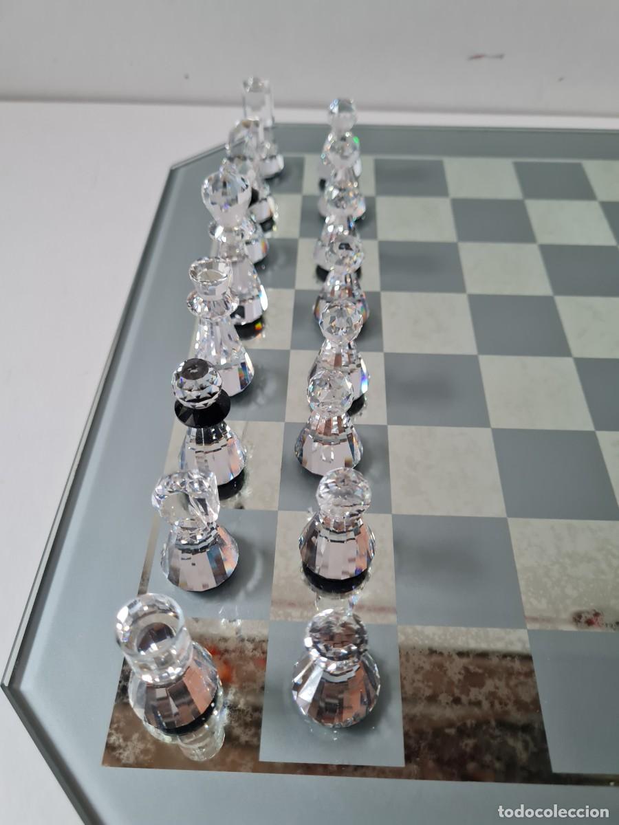 Antig&uuml;edades: SWAROSKI CRISTAL.AJEDREZ - Foto 2