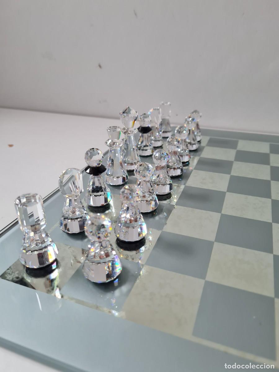 Antig&uuml;edades: SWAROSKI CRISTAL.AJEDREZ - Foto 6