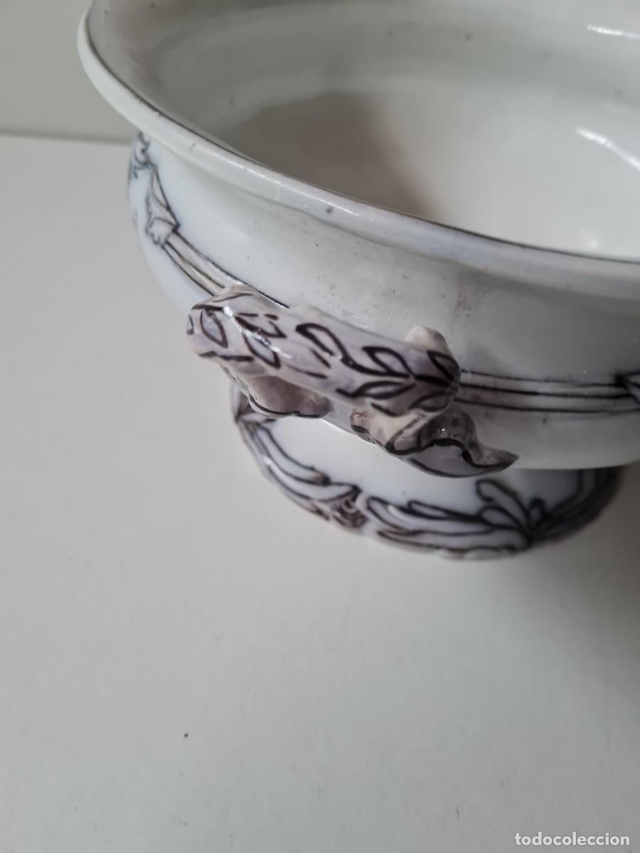 Antig&uuml;edades: SARGADELOS PONCHERA CHINESCA S XIX - Foto 7