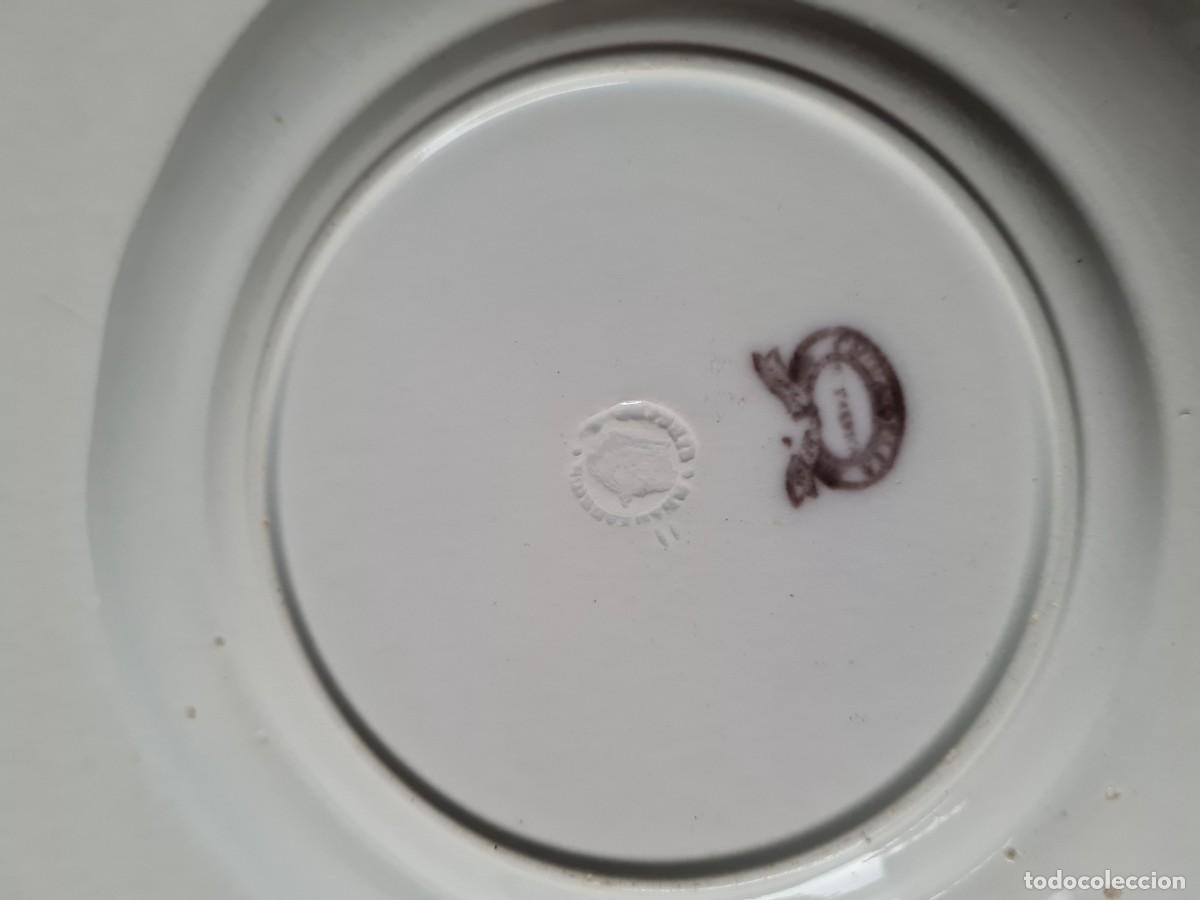 Antig&uuml;edades: SARGADELOS PLATO POSTRE CHINESCO SXIX (20 cms) - Foto 4