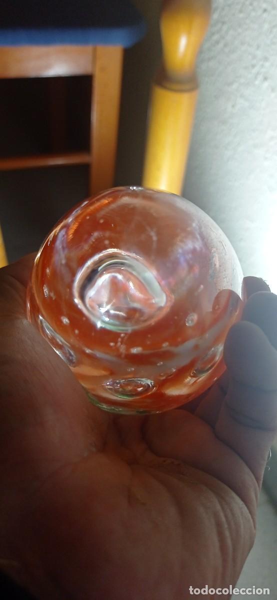 Antig&uuml;edades: Pisapapeles ovalado cristal de Murano - Foto 4