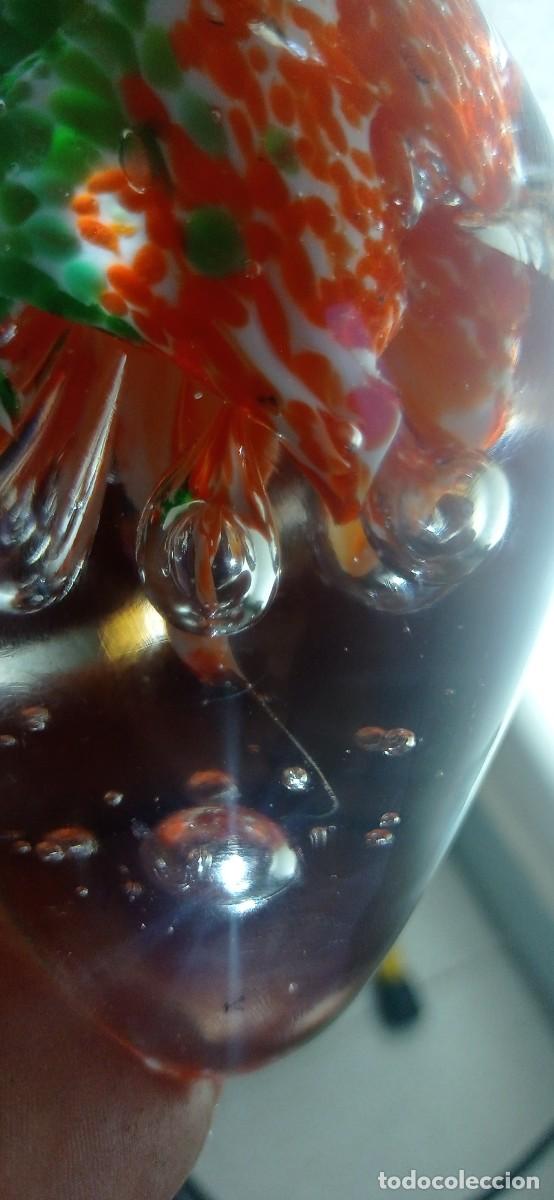 Antig&uuml;edades: Pisapapeles ovalado cristal de Murano - Foto 8