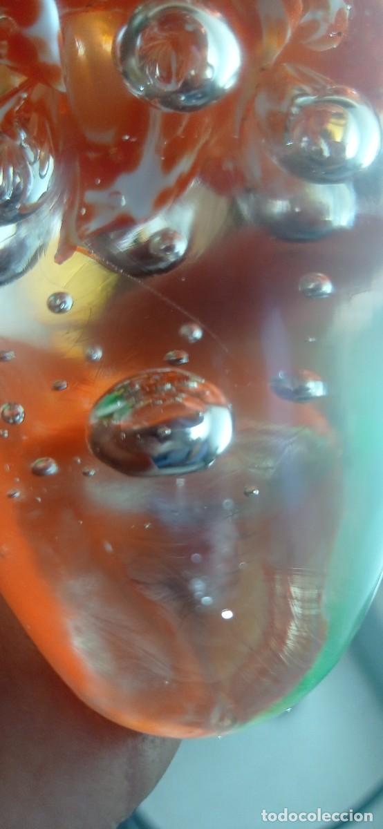 Antig&uuml;edades: Pisapapeles ovalado cristal de Murano - Foto 9