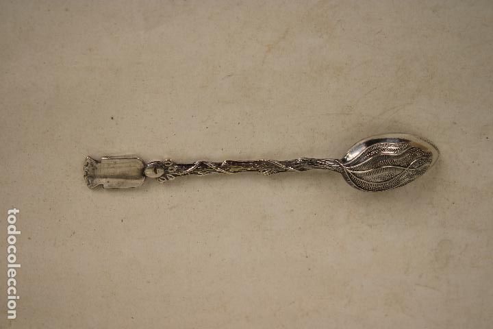 Antig&uuml;edades: cuchara mont st michel plateada - Foto 3