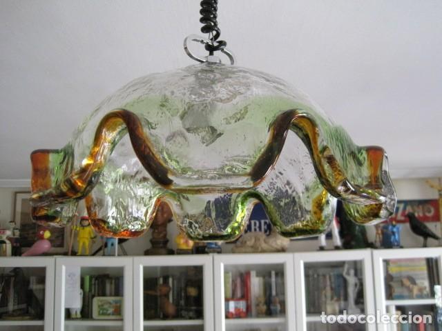 Antig&uuml;edades: FANT&Aacute;STICA L&Aacute;MPARA DE CRISTAL DE MURANO - Foto 1