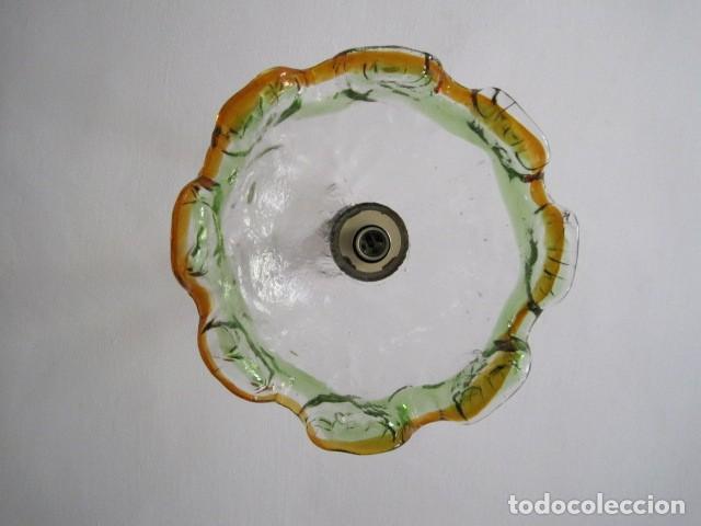 Antig&uuml;edades: FANT&Aacute;STICA L&Aacute;MPARA DE CRISTAL DE MURANO - Foto 6