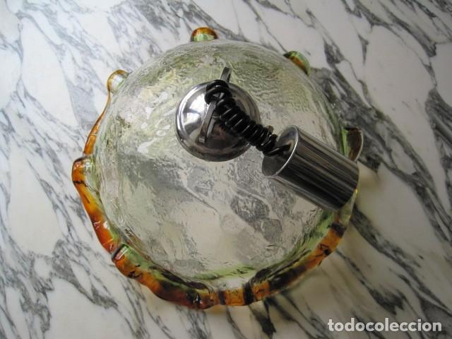 Antig&uuml;edades: FANT&Aacute;STICA L&Aacute;MPARA DE CRISTAL DE MURANO - Foto 10