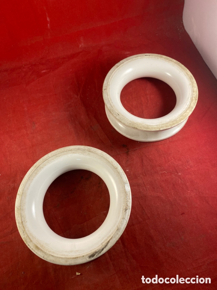 Antig&uuml;edades: PIEZAS DE PORCELANA ESMALTADA - Foto 2
