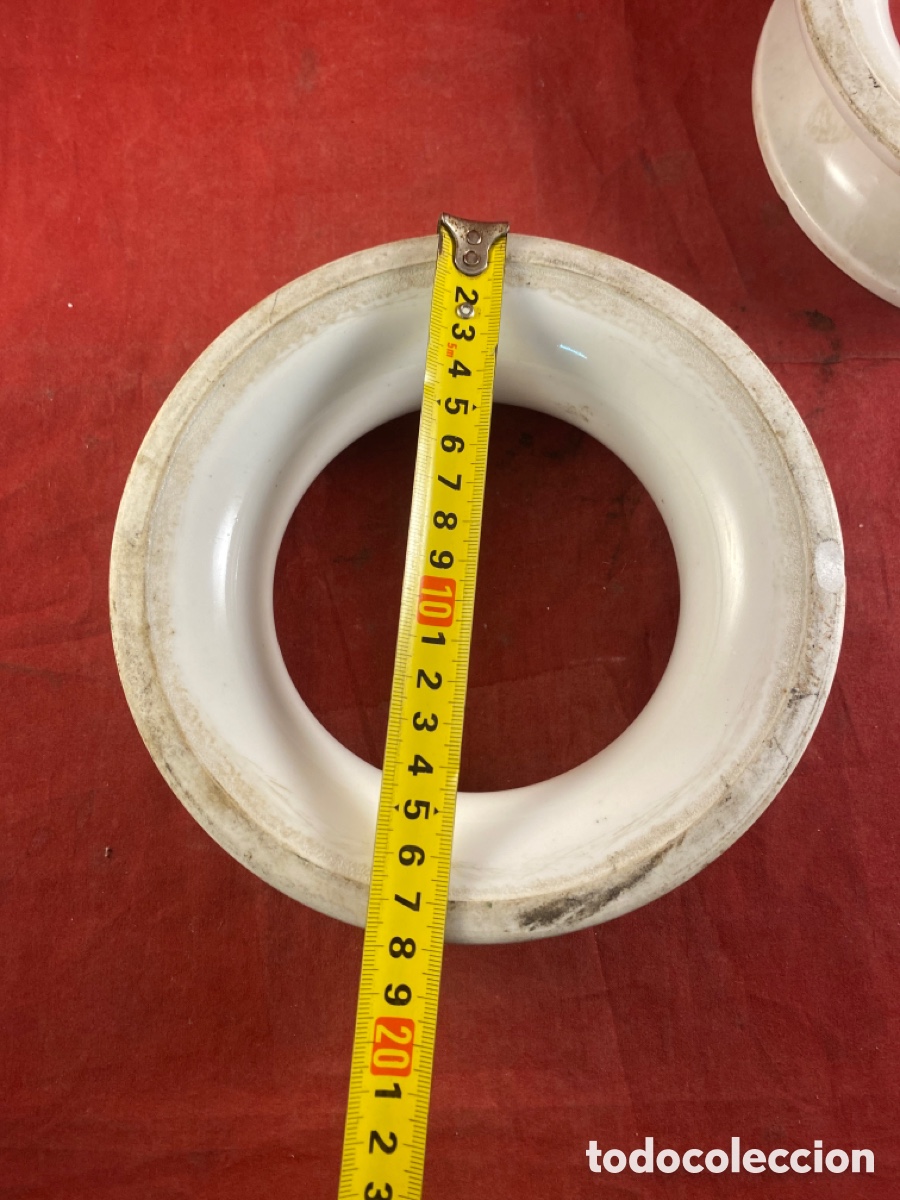 Antig&uuml;edades: PIEZAS DE PORCELANA ESMALTADA - Foto 4