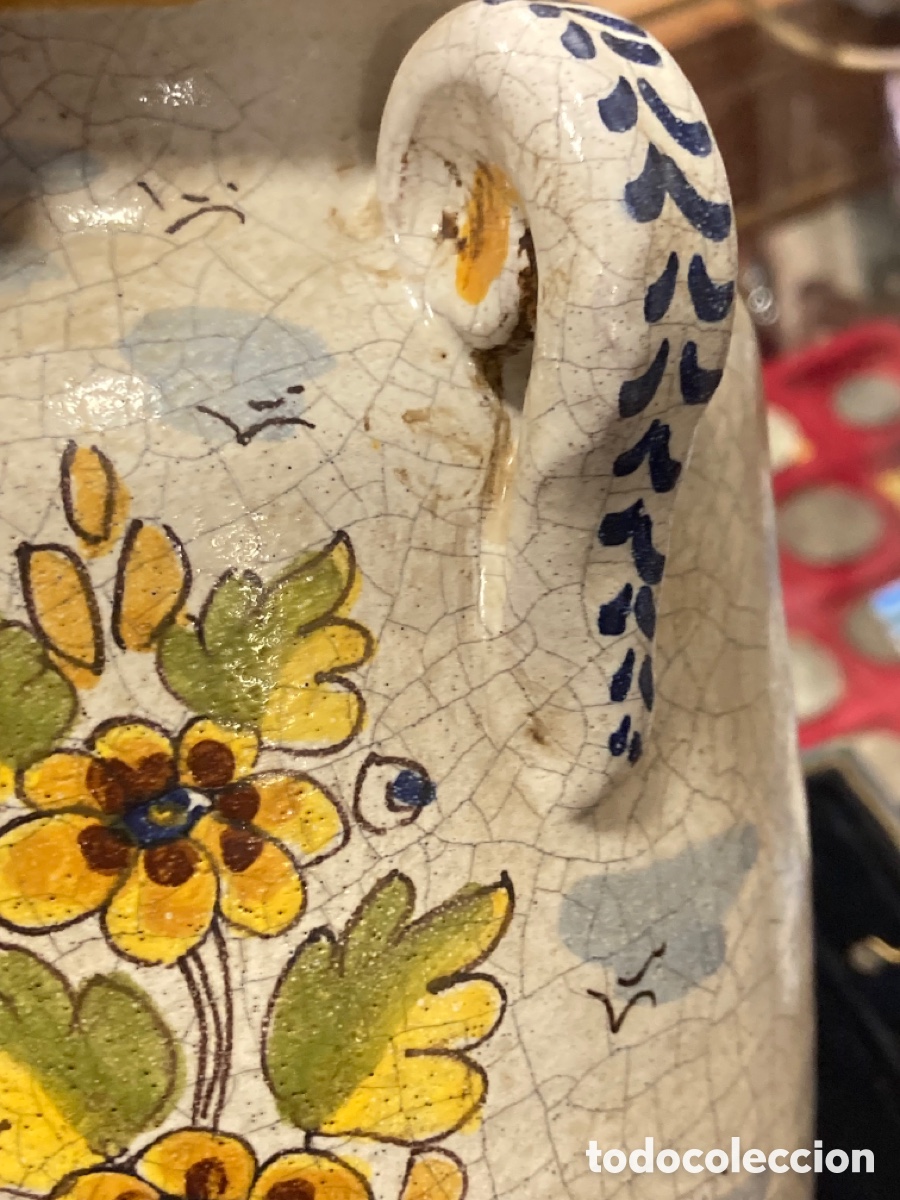 Antig&uuml;edades: Bonito jarr&oacute;n antiguo de Talavera - Foto 6