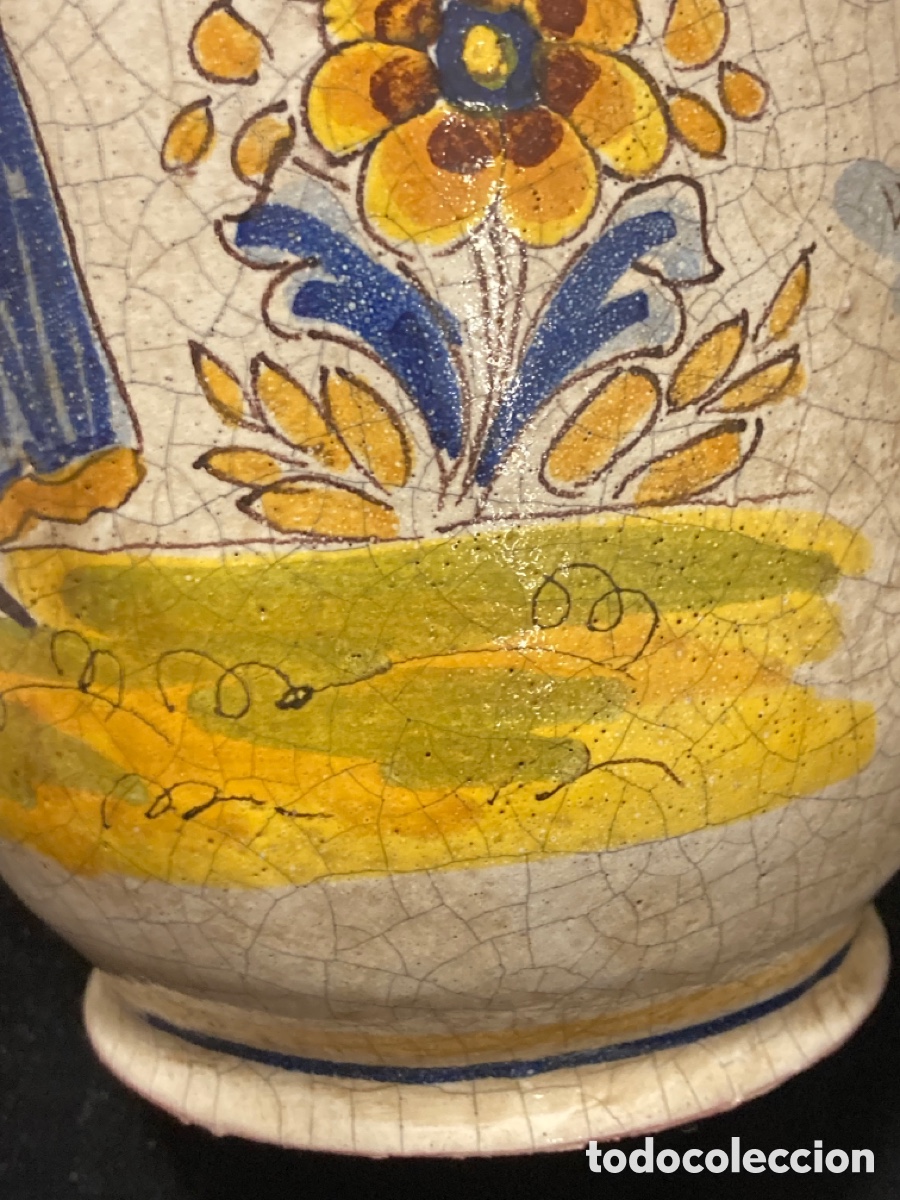 Antig&uuml;edades: Bonito jarr&oacute;n antiguo de Talavera - Foto 7