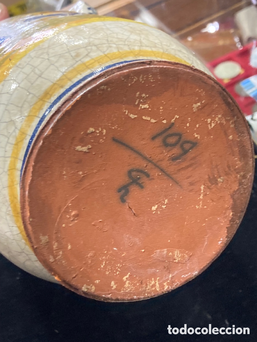 Antig&uuml;edades: Bonito jarr&oacute;n antiguo de Talavera - Foto 8