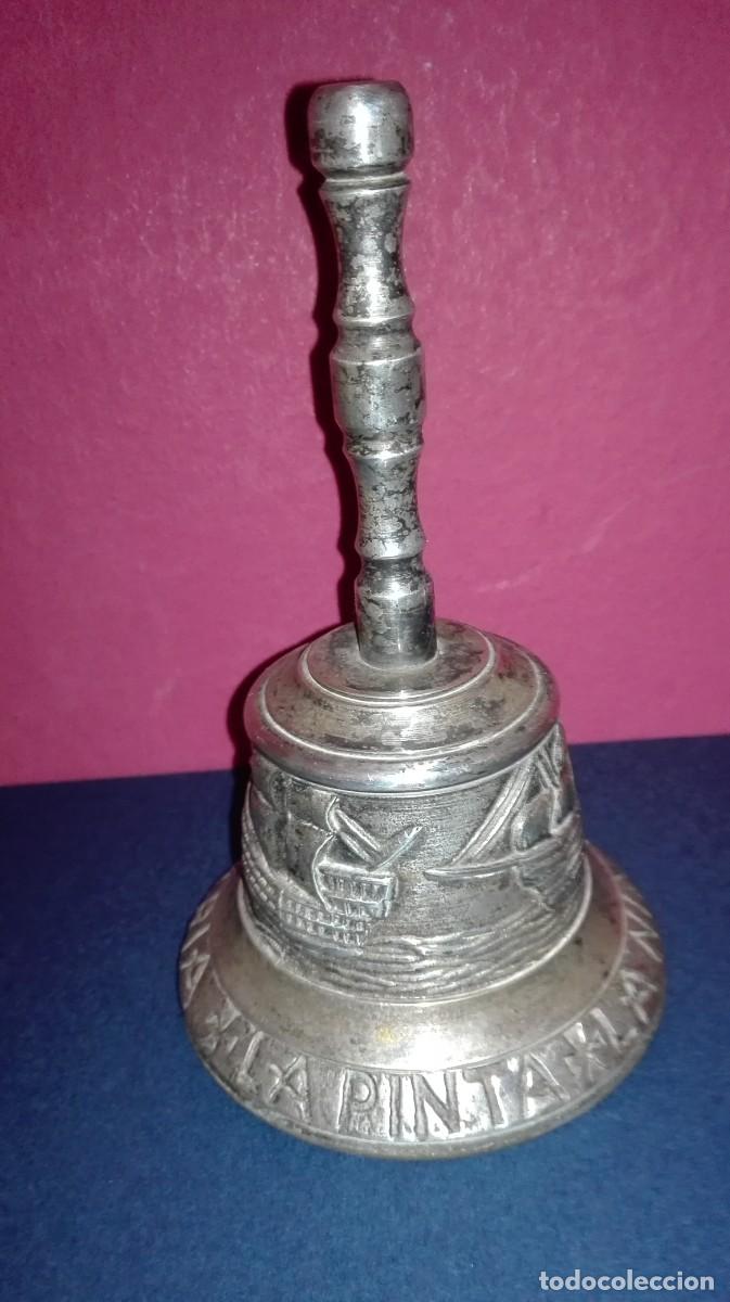 Antig&uuml;edades: CAMPANA CON LAS CARABELAS DE COLON. - Foto 2