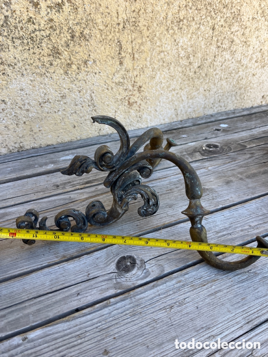 Antig&uuml;edades: APLIQUE CON DOS BRAZOS DE BRONCE, PARA RESTAURAR. - Foto 10
