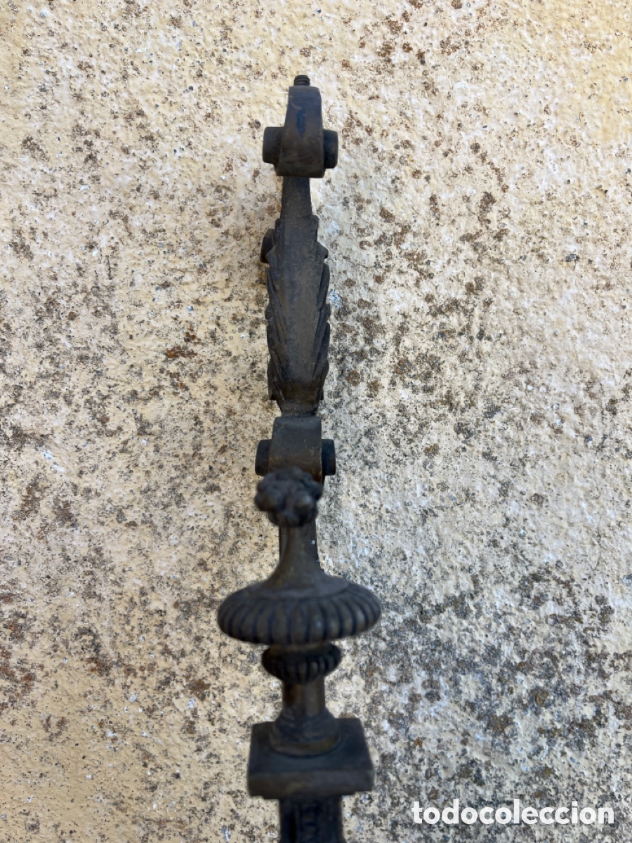 Antig&uuml;edades: APLIQUE DE BRONCE DE BELLAS LINEAS CON DOS BRAZOS. - Foto 6