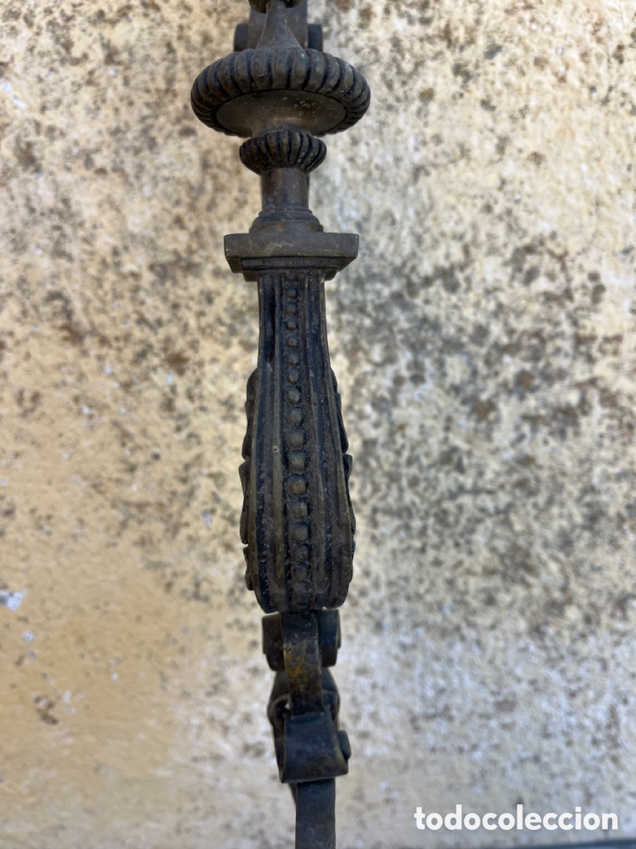 Antig&uuml;edades: APLIQUE DE BRONCE DE BELLAS LINEAS CON DOS BRAZOS. - Foto 7