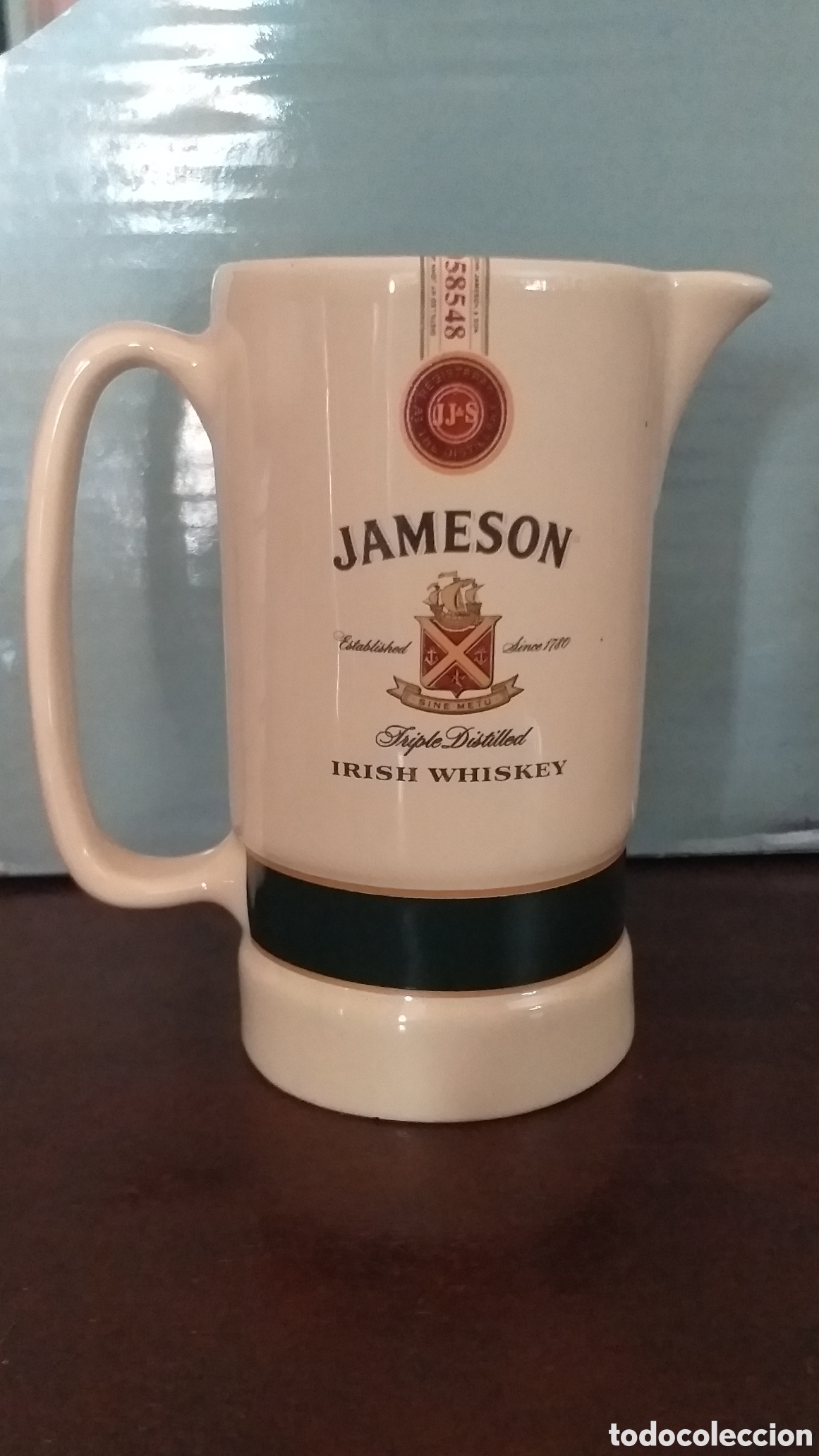 Antig&uuml;edades: Jarra de porcelana jameson - Foto 1